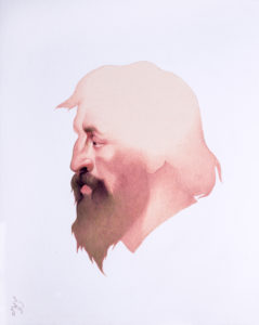 Irfan Hasan, Portrait of one of the three wise men, After Peter Paul Rubens
